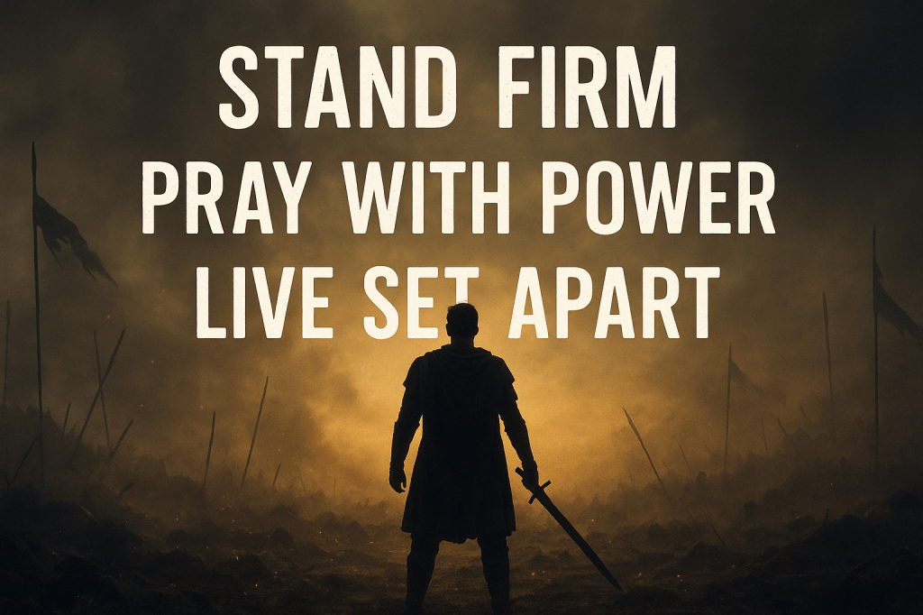 Stand Firm and Pray Boldly: Living Faithfully in a Broken&nbsp;World